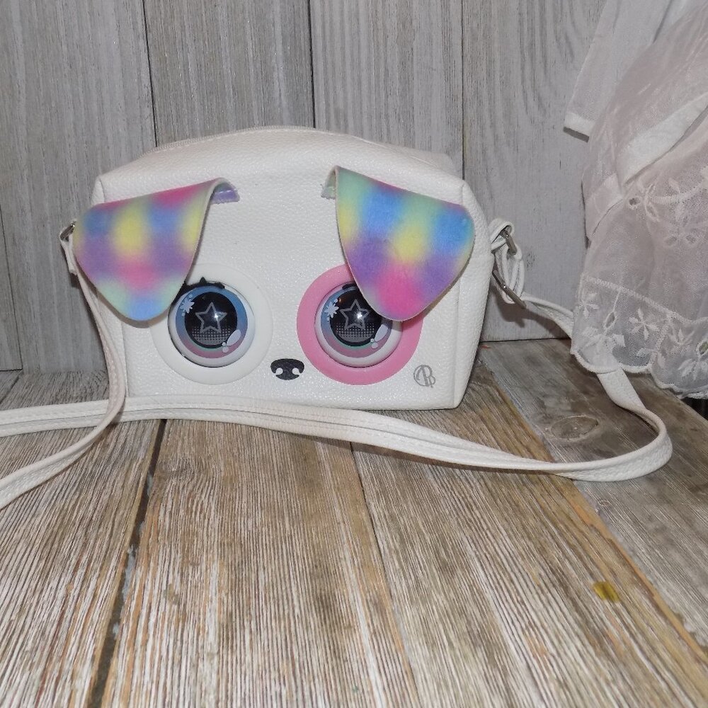 Rainbow Puppy Pup Pet Dog Purse Interactive with Over 25 Sounds and Reactions *